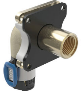 Bild von Geberit FlowFit Bogenwanddurchführung 90°: d=16mm, Rp=1/2", Art.Nr. :620.803.00.1