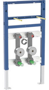 Bild von Geberit Duofix Element für Waschtisch, 82-98 cm, Standarmatur, mit zwei Wasserzählerstrecken, Unterp, Art.Nr. :111.573.00.2