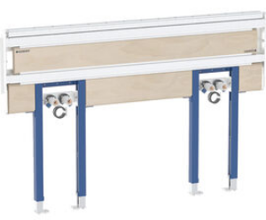 Bild von Geberit Duofix Element für Doppelwaschtisch, 98 cm, erweiterbar auf 112 cm, Bausatz, Art.Nr. :111.530.00.2