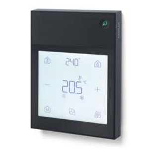 Bild von Siemens - Raumbediengerät, KNX, Temp. und rel. Feuchtigkeit, schwarz, Art.Nr. :QMX6.P44-1BSC