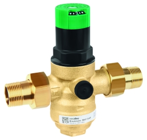 Bild von Honeywell Resideo - Druckminderer D06F, Messing bleifrei, Messing-Siebtasse, Gewindetülle R 1/2", Art.Nr.: D06F-1/2LFB