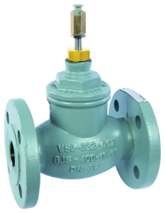 Bild von Honeywell Resideo - Zweiwegeventil DF-C, Sphäroguss, PN25, Flansch DN50, kvs 40, Sicherheitsventil, Art.Nr.: DF50C40-SV