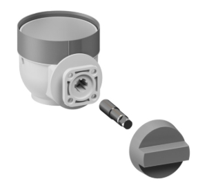 Bild von Honeywell Resideo - Umrüstsatz Rückspülautomatik F76S/HS10S 1/2" - 1 1/4" Bajonett auf ISO-Flansch, Art.Nr.: URS-1AR