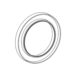 Bild von KWC - Rosettenverlängerung 15mm rund BlueBox, chromeline, Art.Nr. : Z.537.600.000