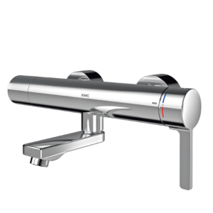 Bild von KWC F5L-Therm - F5LT1112, Thermostat-Einhebel-Wandbatterie mit vormontierter Hygieneeinheit, Ausladung des Auslaufs:40 mm, Drucklos:nein, Einstellbare Fließzeit:nein, Funktionsprinzip:manuell, Art.Nr. : 3600003809