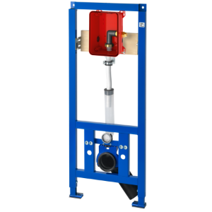 Bild von KWC AQUAFIX - AQFX0012, Installationselement mit Wandeinbau-WC-Spülarmatur, Gesamttiefe:205 mm, Gesamthöhe:1,120 mm, Anwendung:WC-Spüler, Barrierefrei:nein, Art.Nr. : 3600005980