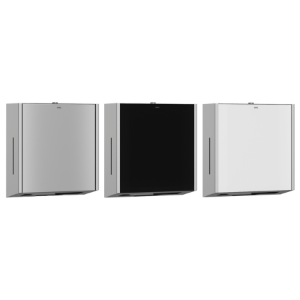 Bild von KWC EXOS. - EXO600X, Papierhandtuchspender für Aufputzmontage, Materialstärke:1.2 mm, Gesamttiefe:120 mm, Füllmenge:400, Füllmenge Me:Handtücher, Art.Nr. : 3600008766
