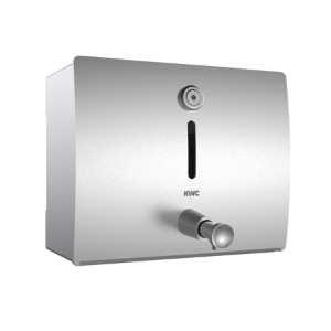 Bild von KWC STRATOS - STR619N, Seifenspender für Aufputzmontage, Materialstärke:1.5 mm, Gesamttiefe:150 mm, Füllmenge:1, Füllmenge Me:Liter, Art.Nr. : 3600008892