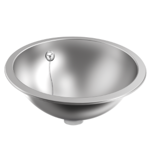 Bild von KWC RONDO - RDX380, Einlege- und Unterbau-Rundbecken, Becken: Höhe:149 mm, Becken: Tiefe:380 mm, Beckenposition:mittig, Oberflächenbehandlung des Beckens:seidenmatt, Art.Nr. : 3600009752